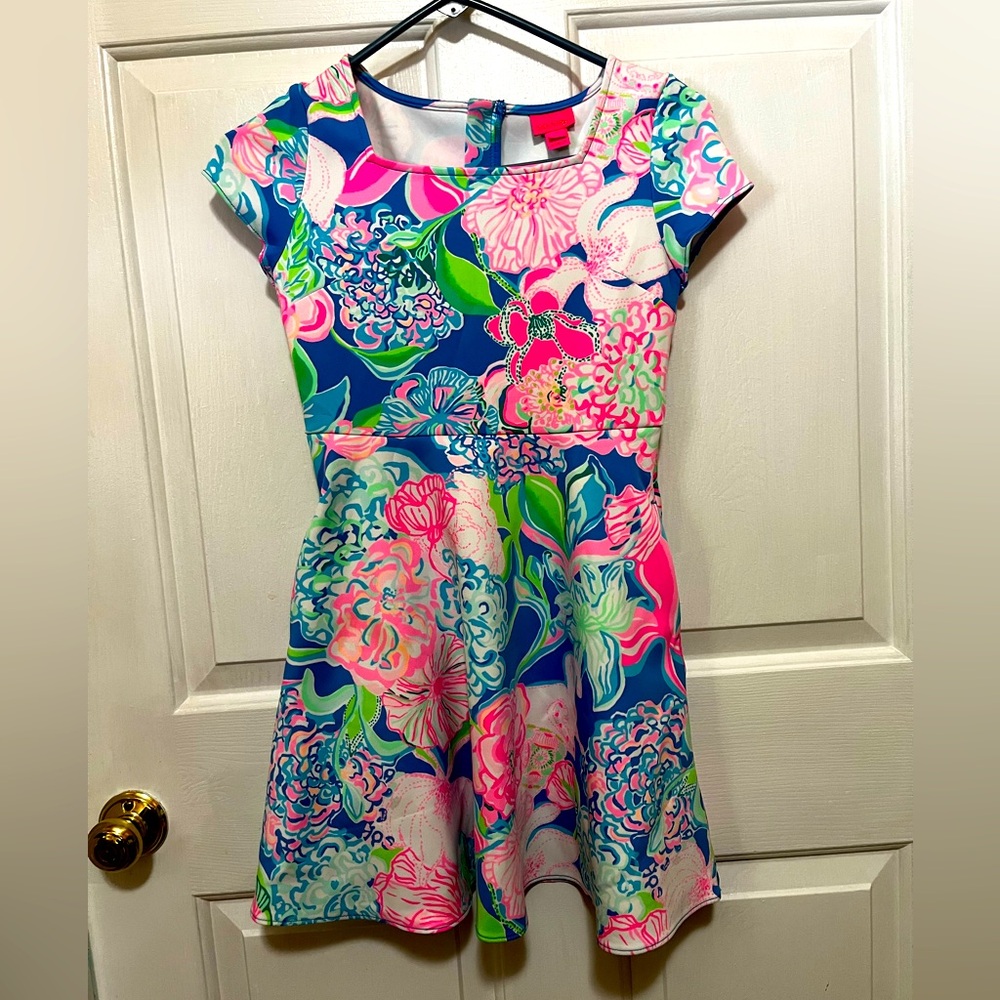 Girls Arya Dress in Peony for your thoughts